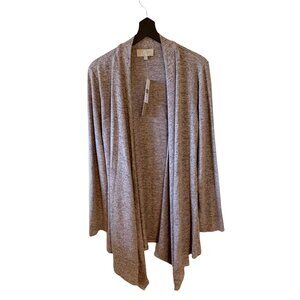 Joan Vass NWT Waterfall Sweater Cardigan Size L